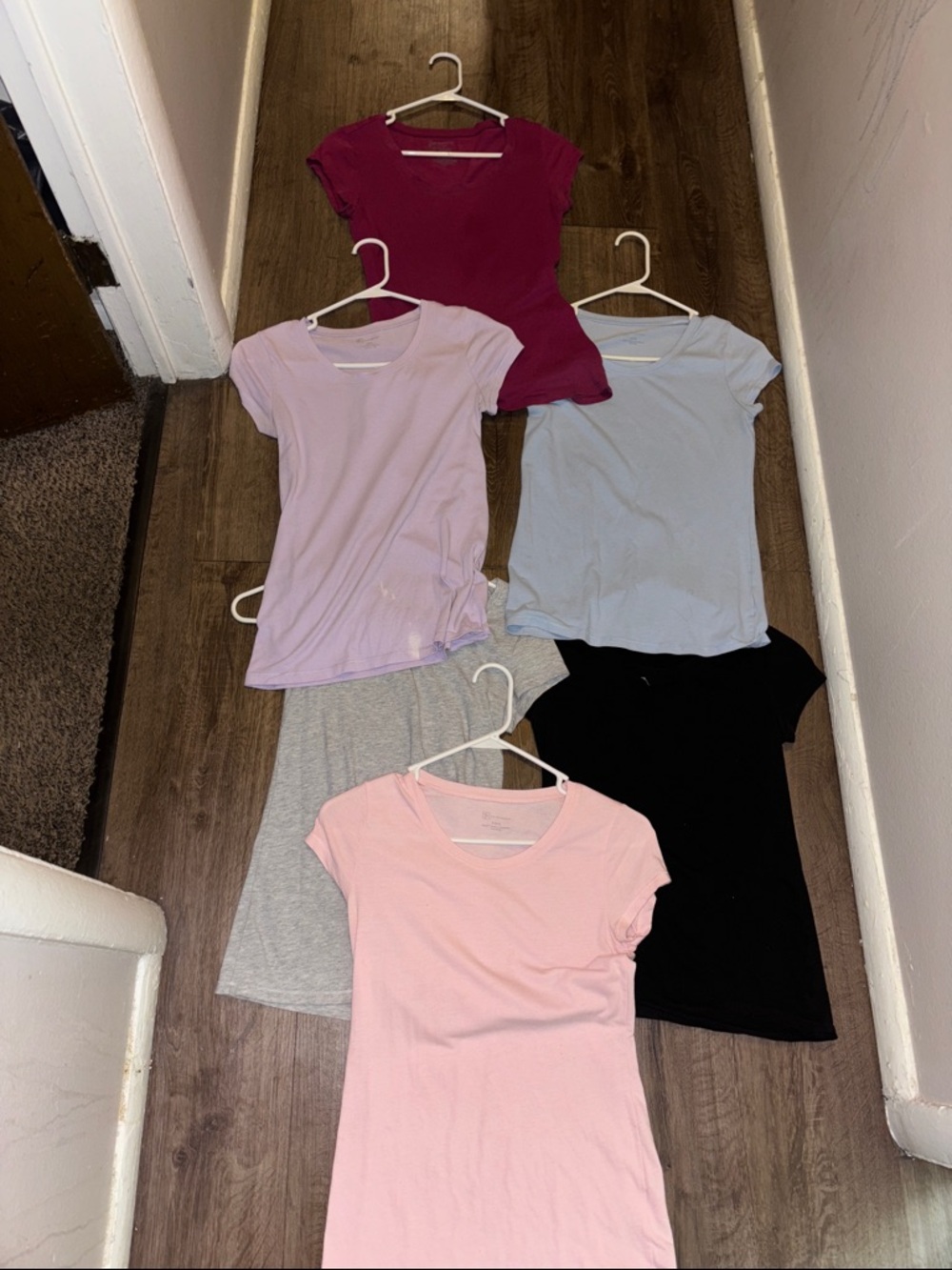 Women’s Short-Sleeve Crewneck T-Shirt - Set of Mixed Colors